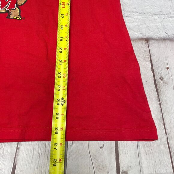G3 Women University of Maryland Tee T-Shirt Size Extra Large Red M235 -16 - Picture 4 of 12